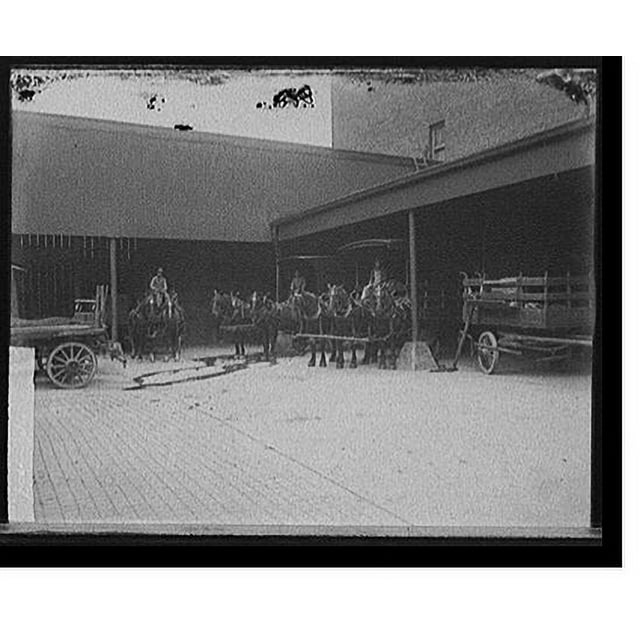 Historic Print, Truck yard, Gordon Pagel Co., 16" x 20"