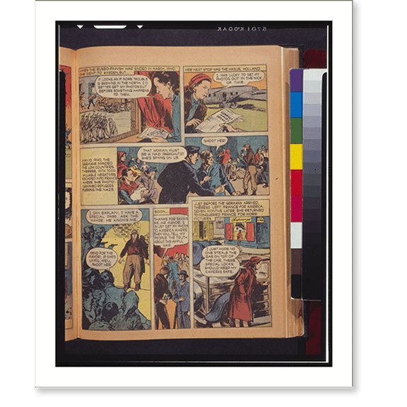 Historic Print, True comics Photo-fighter. - 2, 16" x 20"