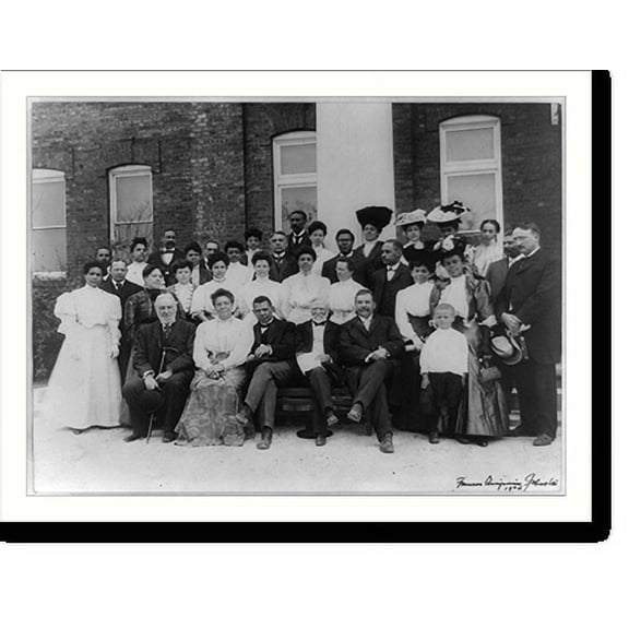Historic Print, [Tuskegee Institute faculty with Andrew Carnegie, Tuskegee, Alabama], 18" x 24"