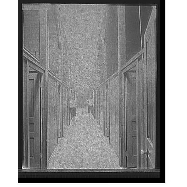 Historic Print, [Two men in corridor, probably the Ypsilanti mineral