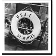 Historic Print, [Two scenes aboard the U.S.A.T. St. Mihiel A group of
