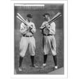 Historic Print, [Ty Cobb, Detroit, and Joe Jackson, Cleveland, standing alongside each other