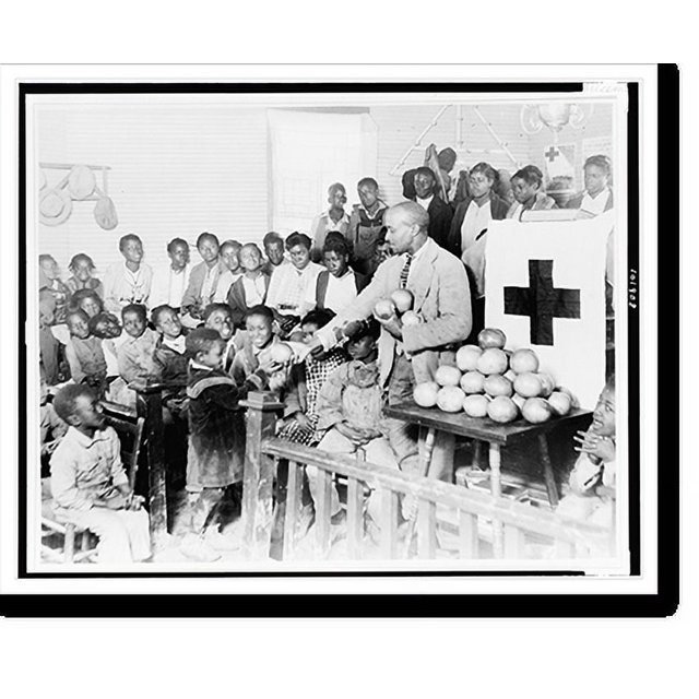 Historic Print, Typical colored school near Shaw, Mississippi. It is