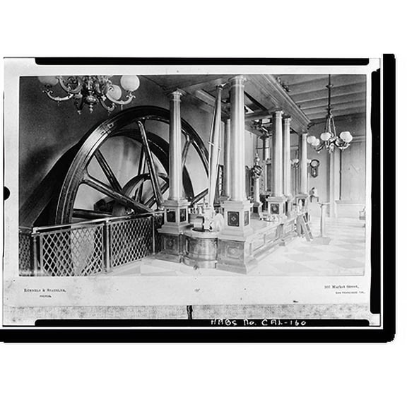Historic Print, U. S. Branch Mint, Mission & Fifth Streets, San Francisco, San Francisco County, CA - 21, 16" x 20"