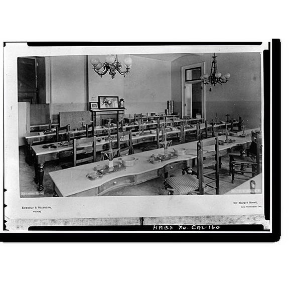 Historic Print, U. S. Branch Mint, Mission & Fifth Streets, San Francisco, San Francisco County, CA - 25, 16" x 20"