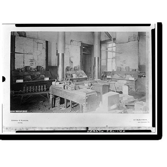 Historic Print, U. S. Branch Mint, Mission & Fifth Streets, San Francisco, San Francisco County, CA - 27, 18" x 24"