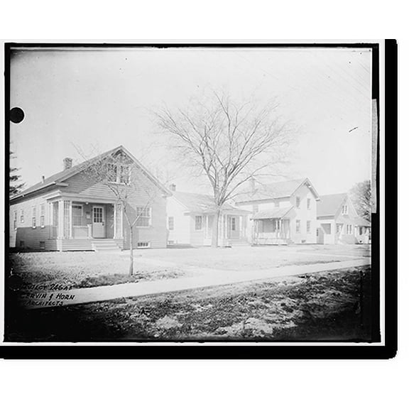 Historic Print, U.S. HOUSING CORPORATION. [HOUSES] - 10, 16" x 20"