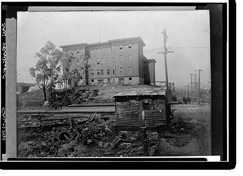 Historic Print, U. S. Marine Hospital, Historic View, Spear & Harrison