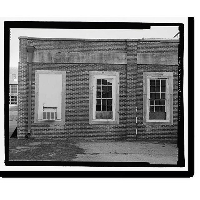 Historic Print, U.S. Naval Air Station, Assembly & Repair Shop, East