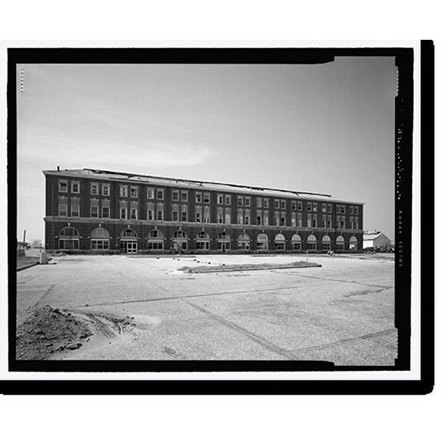 Historic Print, U.S. Naval Air Station, Equipment Shops & Offices, 206