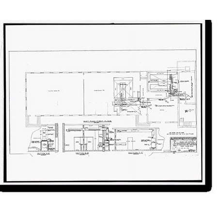 Historic Print, U.S. Naval Air Station, Marine Barracks, 232 East Avenue, Pensacola, Escambia County, FL - 5, 16" x 20"