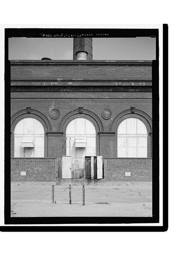 Historic Print, U.S. Naval Air Station, Power Plant, 328 South Avenue, Pensacola, Escambia County, FL - 10, 16" x 20"