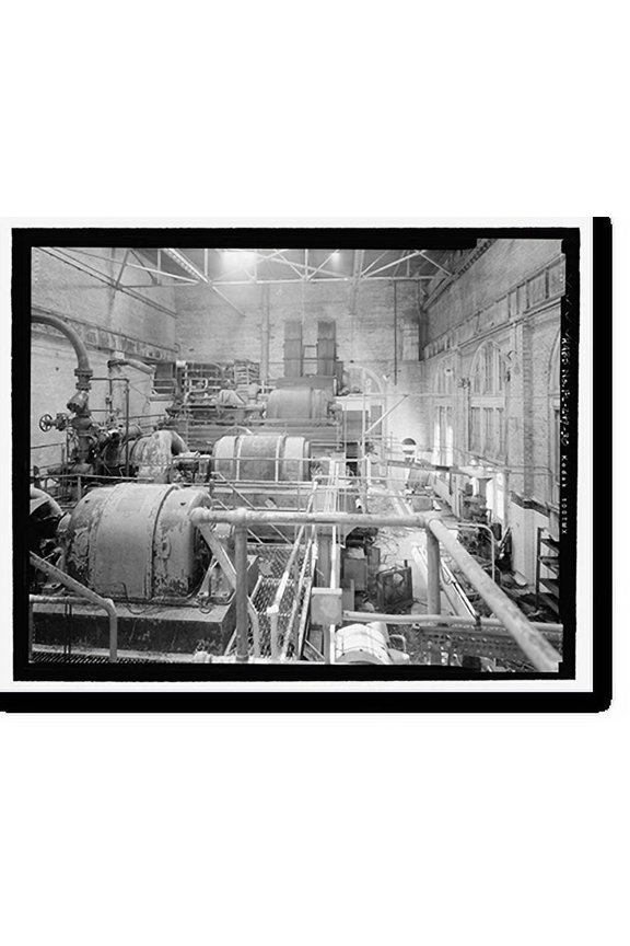 Historic Print, U.S. Naval Air Station, Power Plant, 328 South Avenue, Pensacola, Escambia County, FL - 17, 16" x 20"