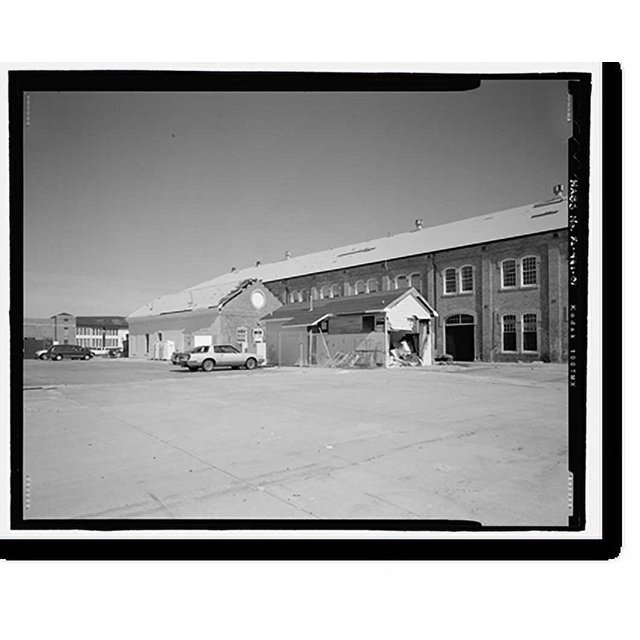 Historic Print, U.S. Naval Air Station, Public Restroom, South Avenue