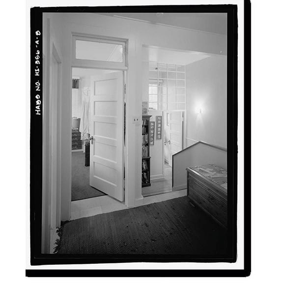 Historic Print, U.S. Naval Base, Pearl Harbor, Naval Housing Area Hospital Point, Surgeon's Quarters Type, 2-5 First Street, Pearl City, Honolulu County, HI - 8, 16" x 20"