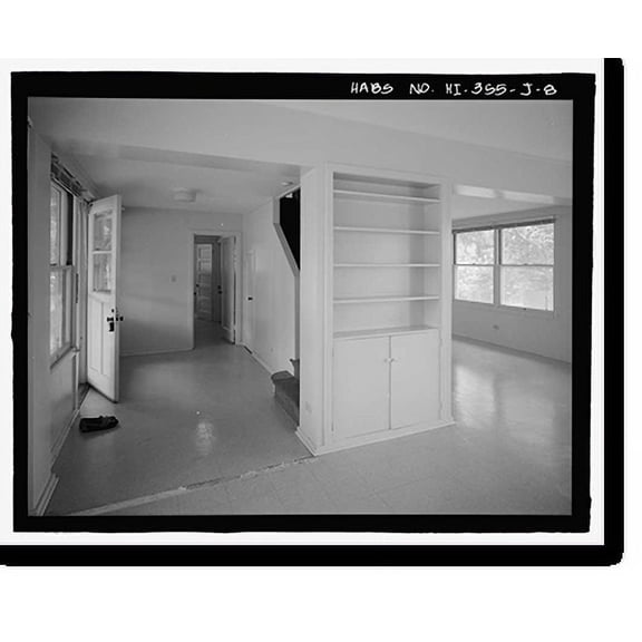 Historic Print, U.S. Naval Base, Pearl Harbor, Naval Housing Area Makalapa, Junior Officers' Quarters Type J, Makin Place, & Halawa, Makalapa, & Midway Drives, Pearl City, Honolulu Coun…16" x 20"