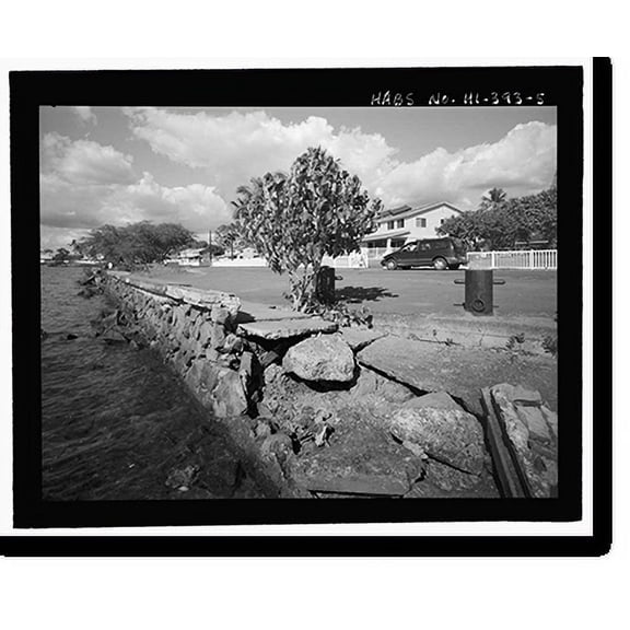 Historic Print, U.S. Naval Base, Pearl Harbor, Pearl City Peninsula, Pearl Harbor, Honolulu County, HI - 5, 16" x 20"