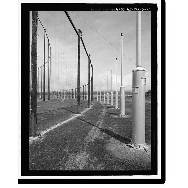 Historic Print, U.S. Naval Base, Pearl Harbor, Naval Radio Station, AF