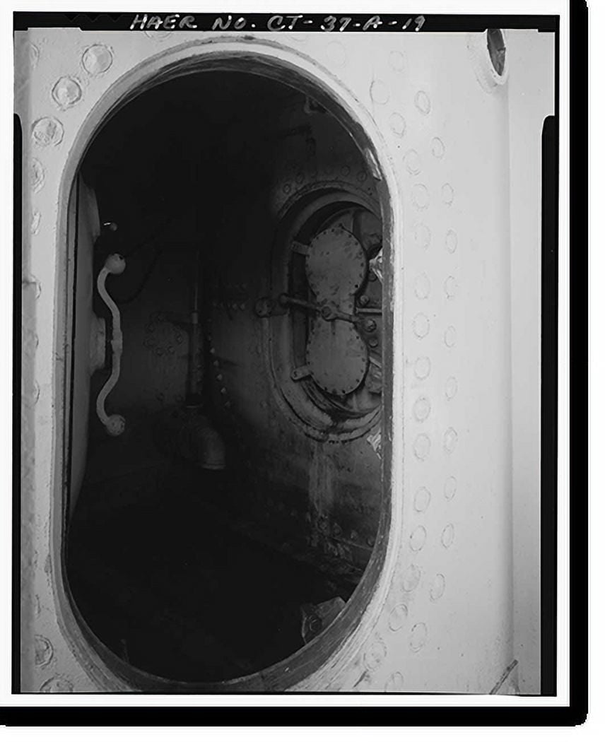 Historic Print, U.S. Naval Submarine Base, New London Submarine Escape