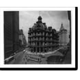 Historic Print, U.S. Post Office Bldg., Broadway & Park Row, New York