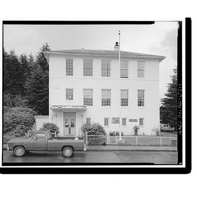 Historic Print, U.S. Post Office & Courthouse, Second Street, Cordova