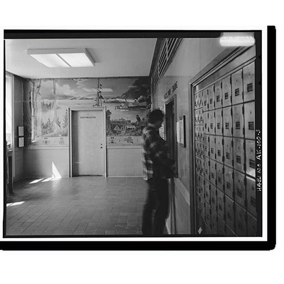 Historic Print, U.S. Post Office & Customs House, Church Street, Wrangell, Wrangell-Petersburg Census Area, AK - 3, 16" x 20"