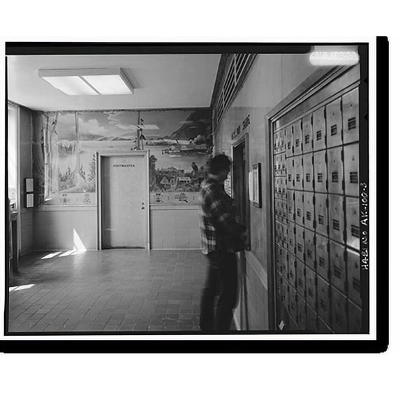 Historic Print, U.S. Post Office & Customs House, Church Street, Wrangell, Wrangell-Petersburg Census Area, AK - 3, 18" x 24"