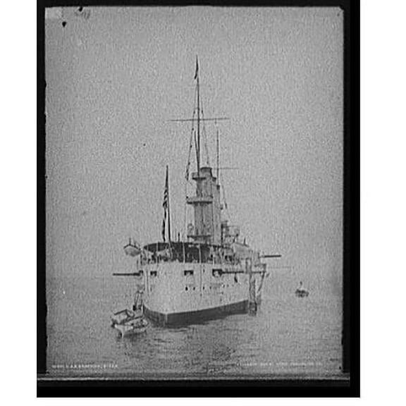 Historic Print, U.S.S. Brooklyn, stern, 18" x 24"