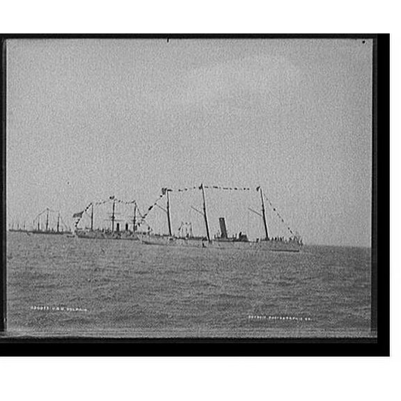 Historic Print, U.S.S. Dolphin - 4, 16" x 20"