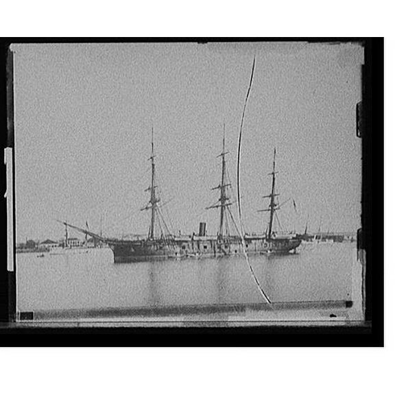 Historic Print, U.S.S. Lancaster, 16" x 20"