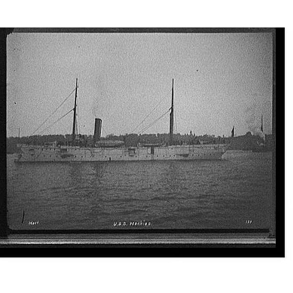Historic Print, U.S.S. Machias, 16" x 20"