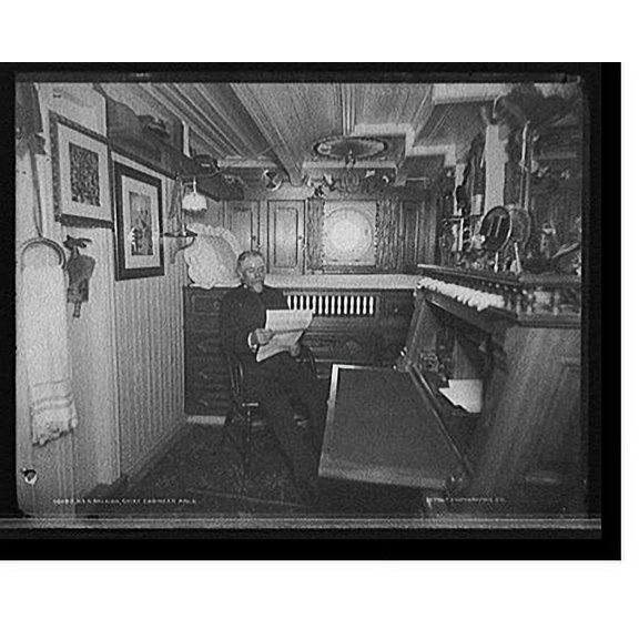 Historic Print, U.S.S. Raleigh, chief engineer Able, 18" x 24"