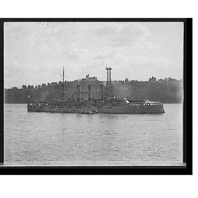 Historic Print, [U.S. battleship Rhode Island], 16" x 20"