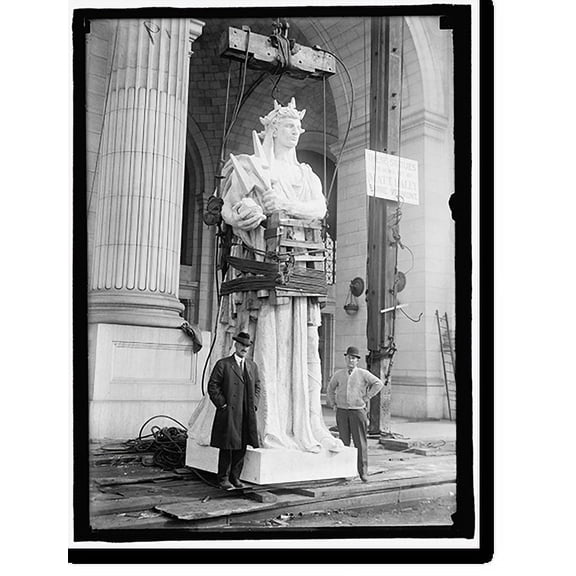 Historic Print, UNION STATION UNDER CONSTRUCTION - 2, 18" x 24"