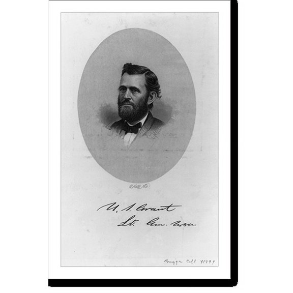 Historic Print, Ulysses S. (Ulysses Simpson) Grant, 1822-1885 - 2, 16" x 20"