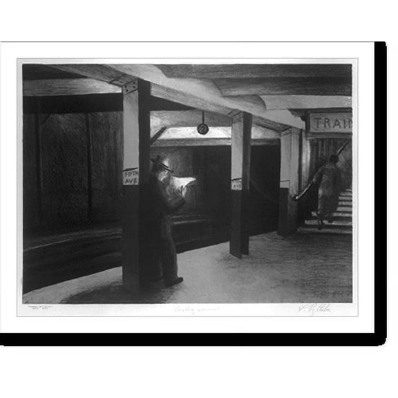 Historic Print, Underground, 18" x 24"