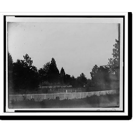 Historic Print, [Unidentified cemetery in Georgia] - 2, 16" x 20"
