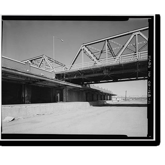 Historic Print, Union Pacific Railroad Warehouse, 1711-1735 Nineteenth Street, Denver, Denver County, CO - 11, 18" x 24"