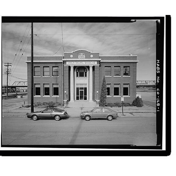 Historic Print, Union Pacific Railroad Warehouse, 1711-1735 Nineteenth Street, Denver, Denver County, CO, 16" x 20"
