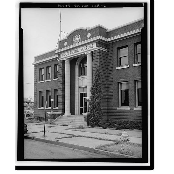 Historic Print, Union Pacific Railroad Warehouse, 1711-1735 Nineteenth Street, Denver, Denver County, CO - 2, 18" x 24"