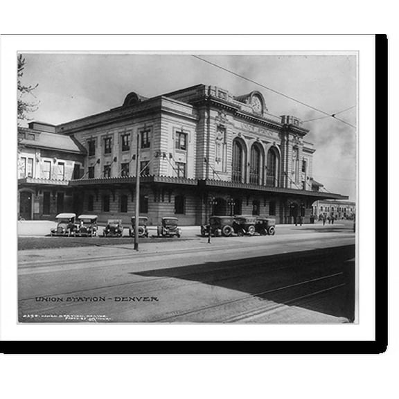 Historic Print, Union Station - Denver, Colorado, 16" x 20"