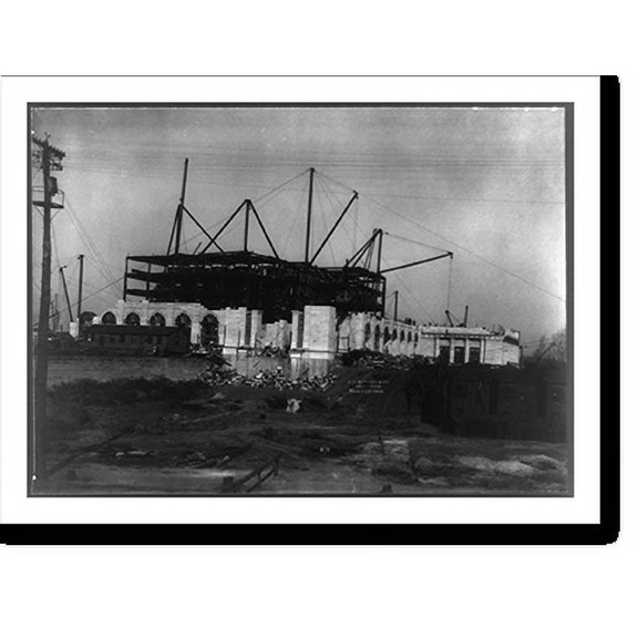 Historic Print, [Union Station under construction, Washington, D.C.] - 2, 18" x 24"