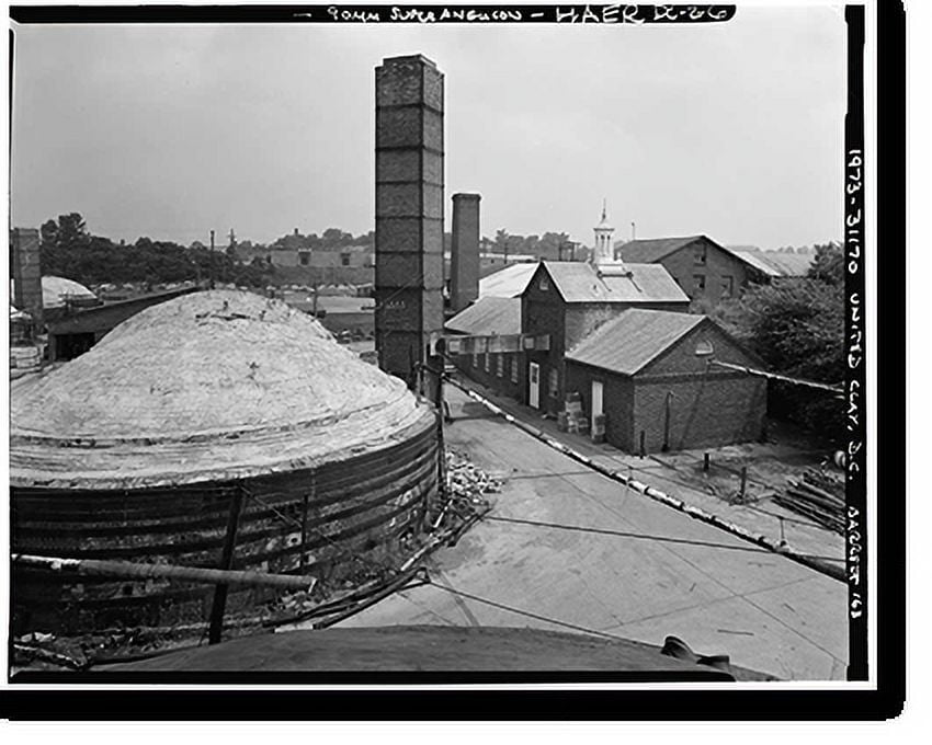 Historic Print, United Clay Products Company, New York Avenue Brickyard