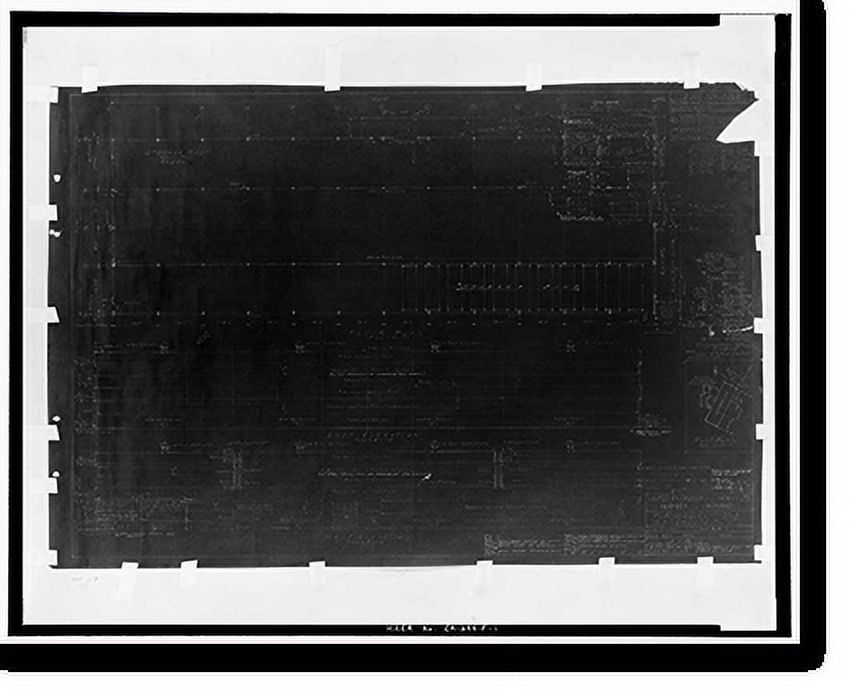 Historic Print, United Engineering Company Shipyard, Warehouse, 2900