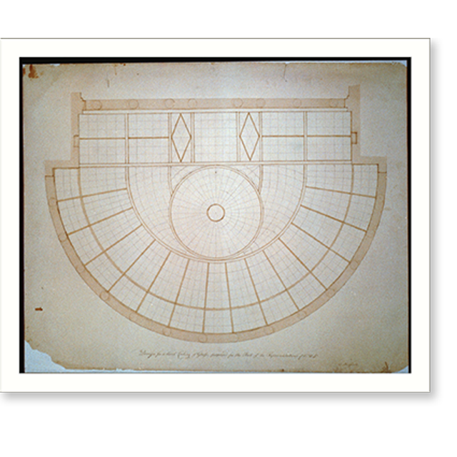 Historic Print, [United States Capitol, Washington, D.C. Design for