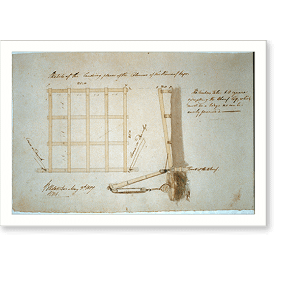 Historic Print, [United States Capitol, Washington, D.C. Wharf landing and crane] - 2, 18" x 24"