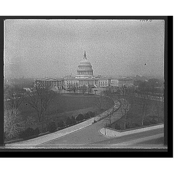 Historic Print, [United States Capitol from Library of Congress, Washington, D.C.], 18" x 24"