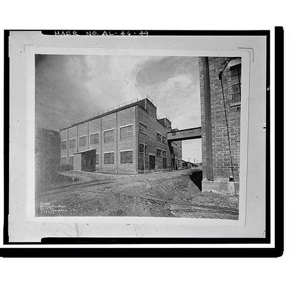 Historic Print, United States Nitrate Plant No. 2, Reservation Road, Muscle Shoals, Muscle Shoals, Colbert County, AL - 49, 18" x 24"