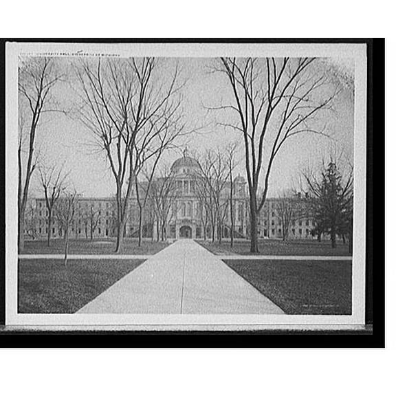 Historic Print, University Hall, University of Michigan, 18" x 24"
