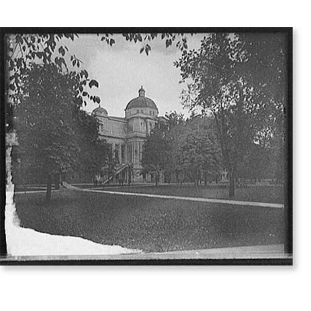 Historic Print, [University Hall, University of Michigan, Ann Arbor